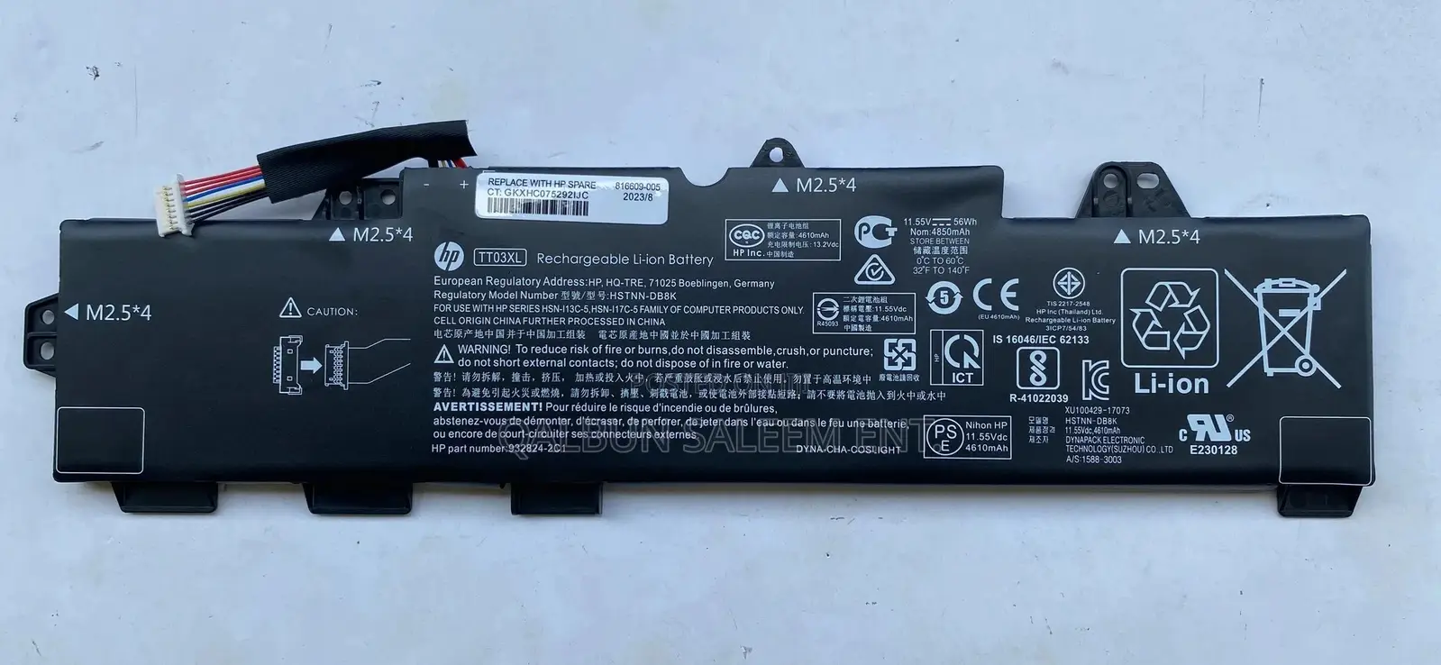 HP TT03XL Laptop Battery for Elitebook 755 G5 850 G6 Zbook