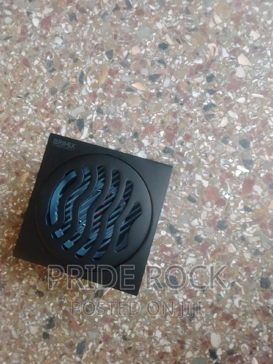 Black Metal Antitrust Floor Drain