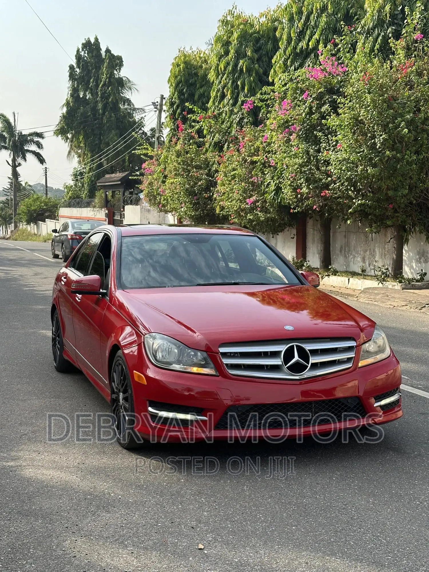 Mercedes-Benz C250 2012 Red
