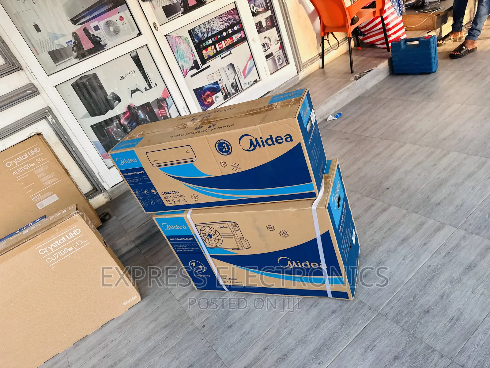 Midea Split R410 Gas 1.5hp AC White > 