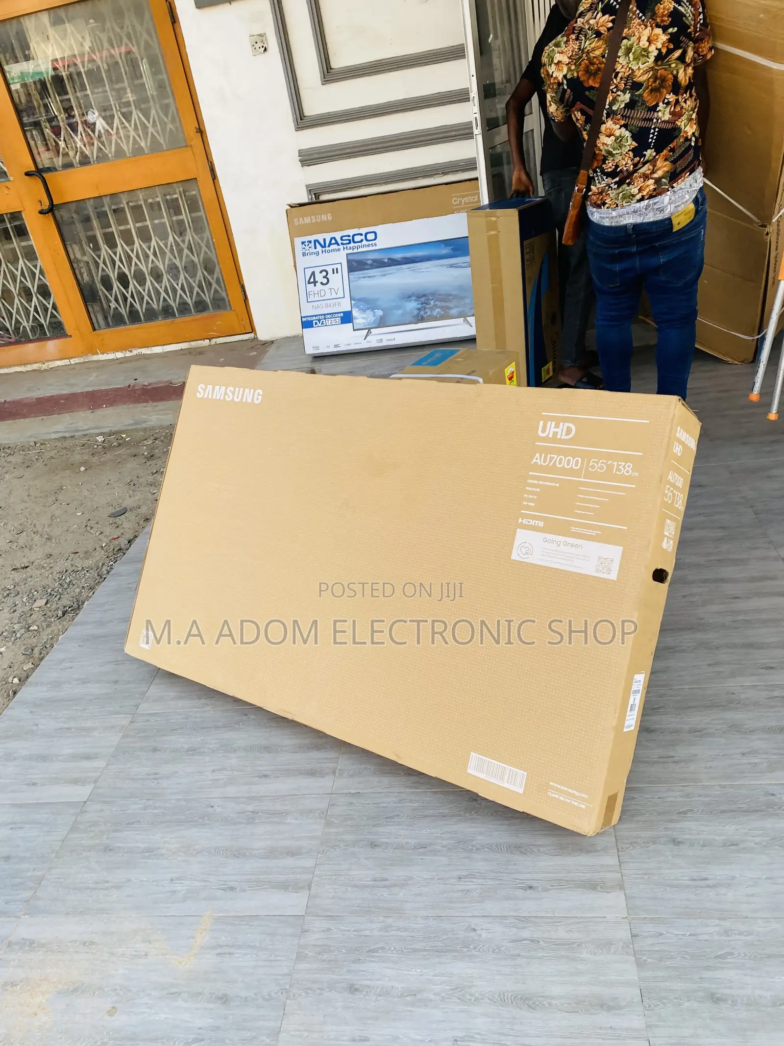 Original Samsung 55AU7022 55 Inch Uhd Crystal Smart Tv.