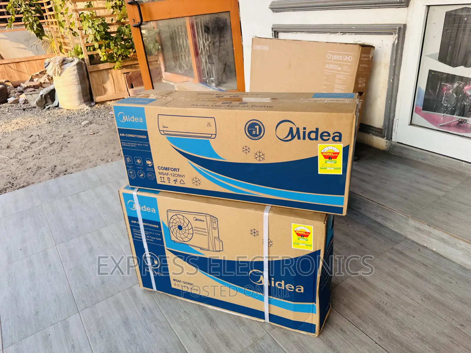 Midea 1.5hp Split R410 Gas AC White __><