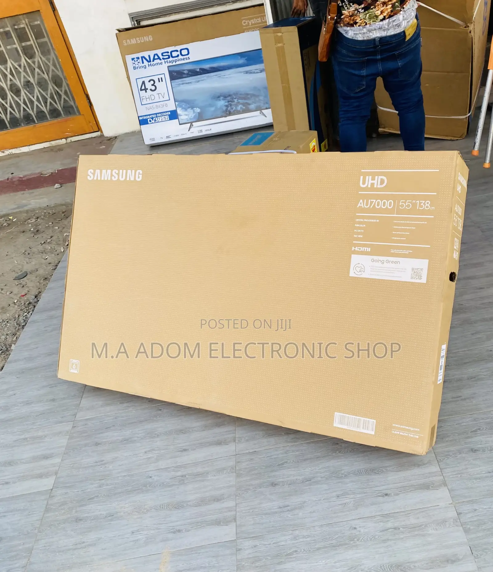 Quality Yet Samsung 55AU7022 55” Uhd Crystal Smart Led Tv.