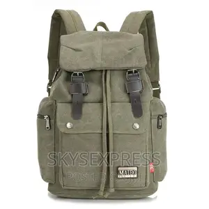 Travel Vintage Khaki Backpack