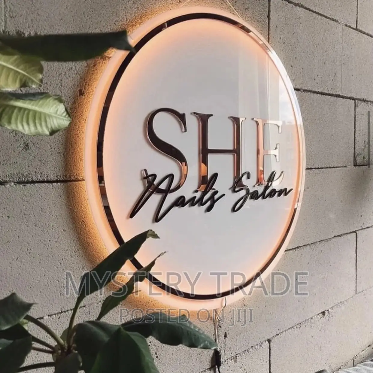 Indoor Backlit Neon Sign