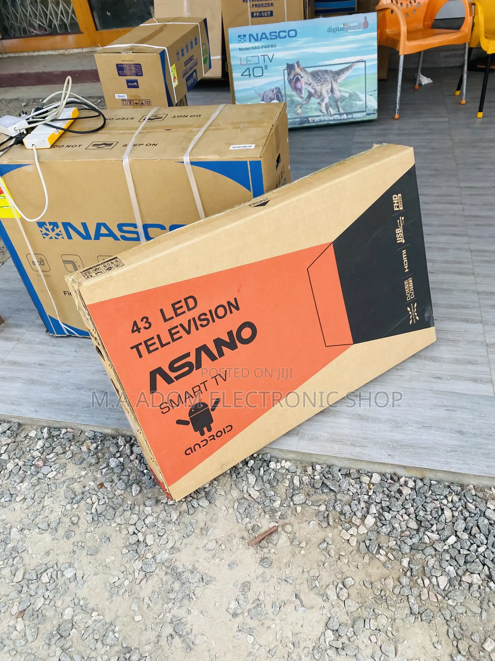High Quality Asano 43 Inch Digital Satellite Smart Tv