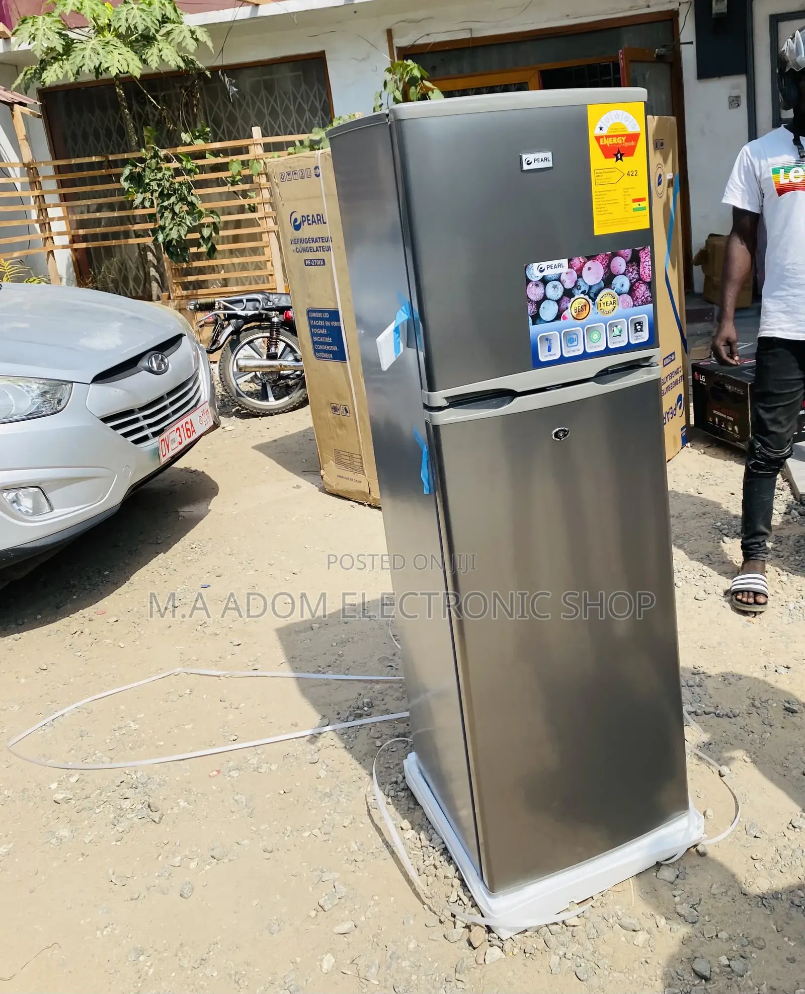 Purchase Quality Pearl PF-270 Ix 2 Door Refrigerator 
