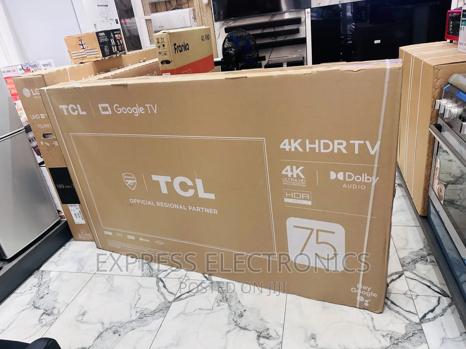 TCL 75p635 UHD Smart Android  