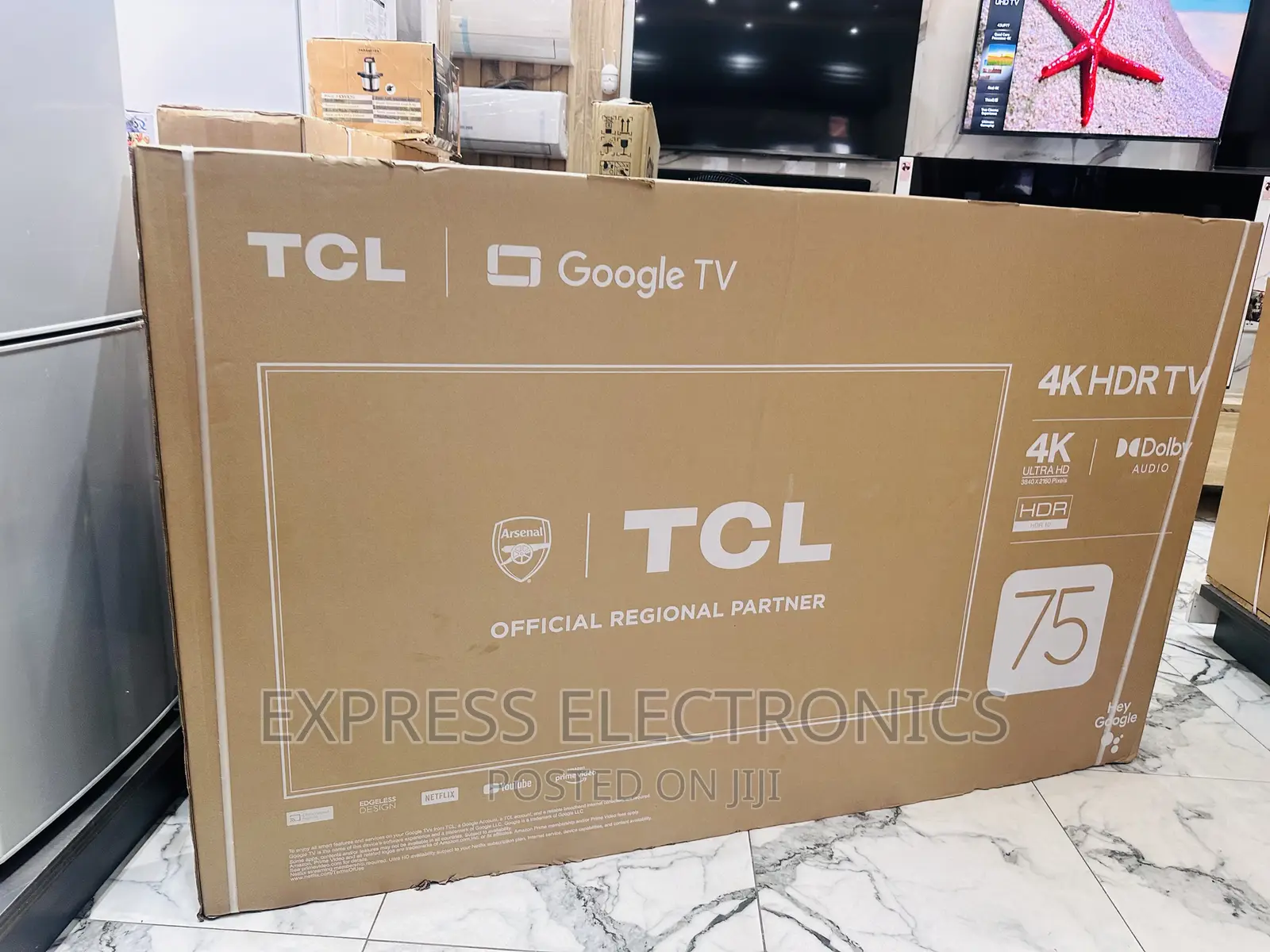 TCL 75p635 UHD Smart Android  