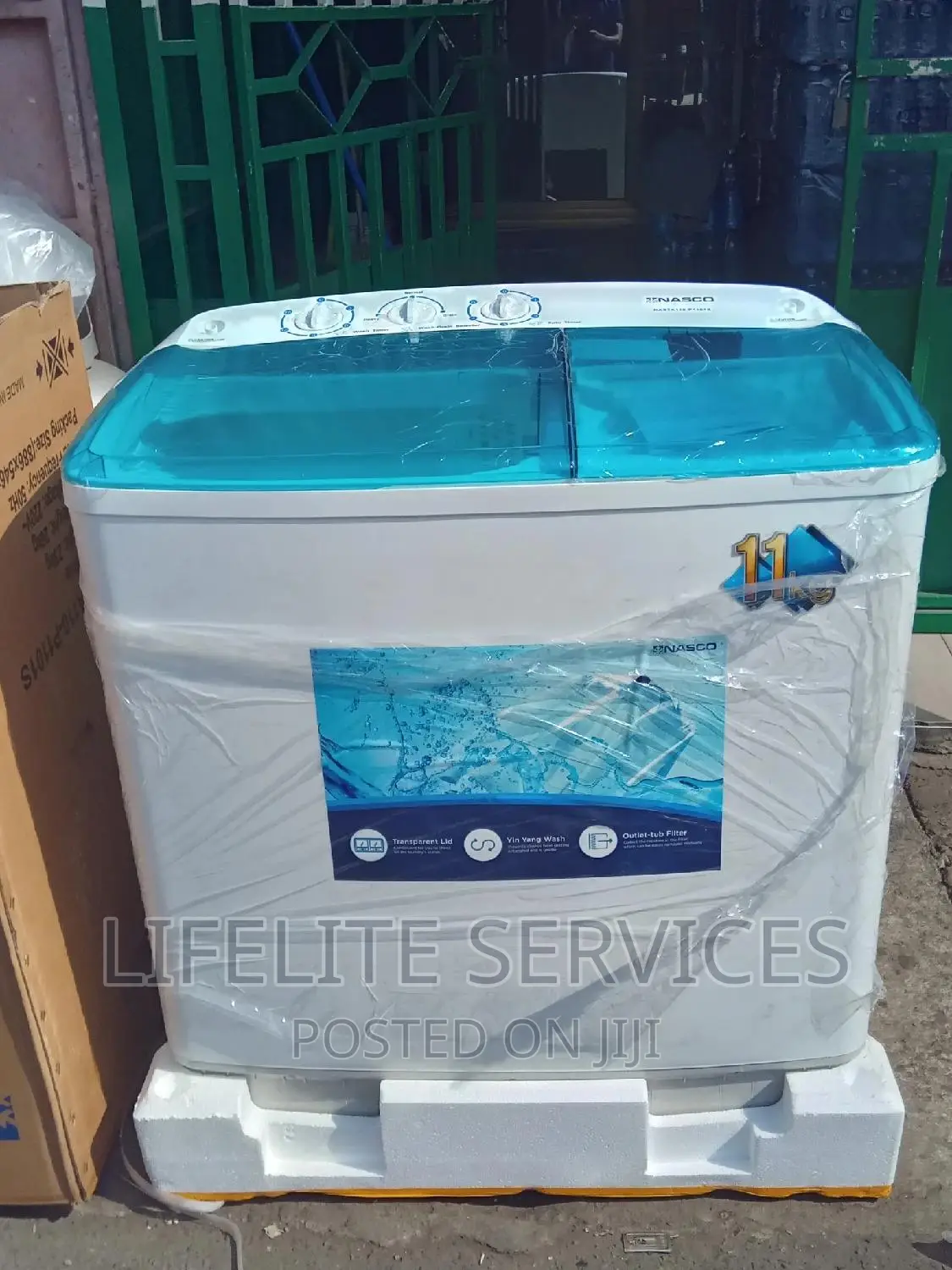 Washing Machine With Air Dryer -Nasco 11kg
