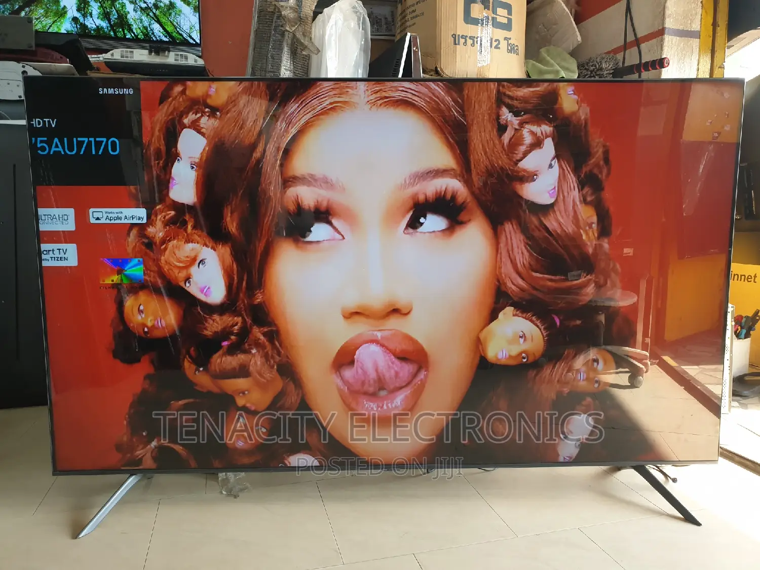 Crystal Uhd 75"Samsung Smart Satellite Tv