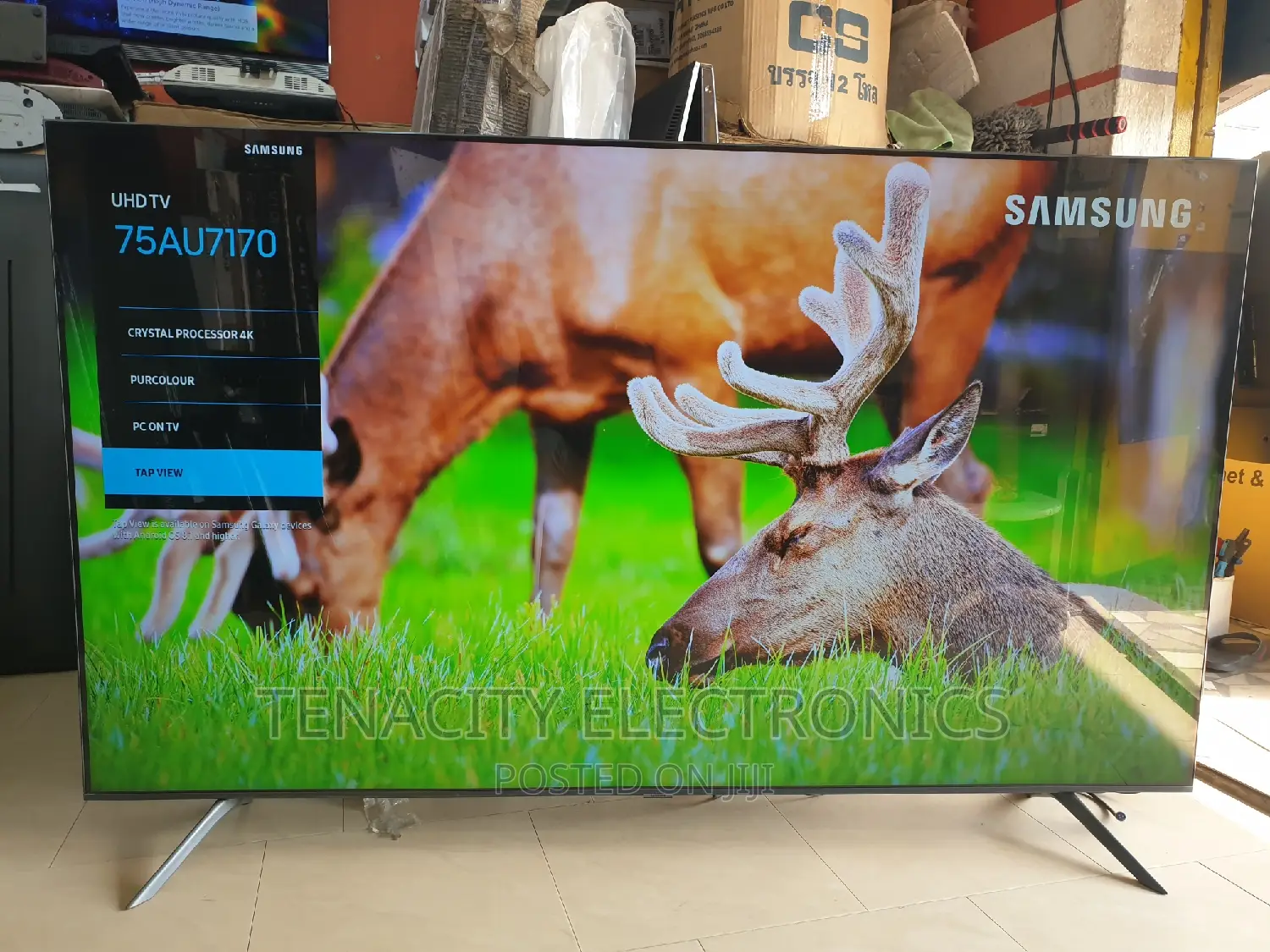 75"Samsung HDR Crystal Uhd