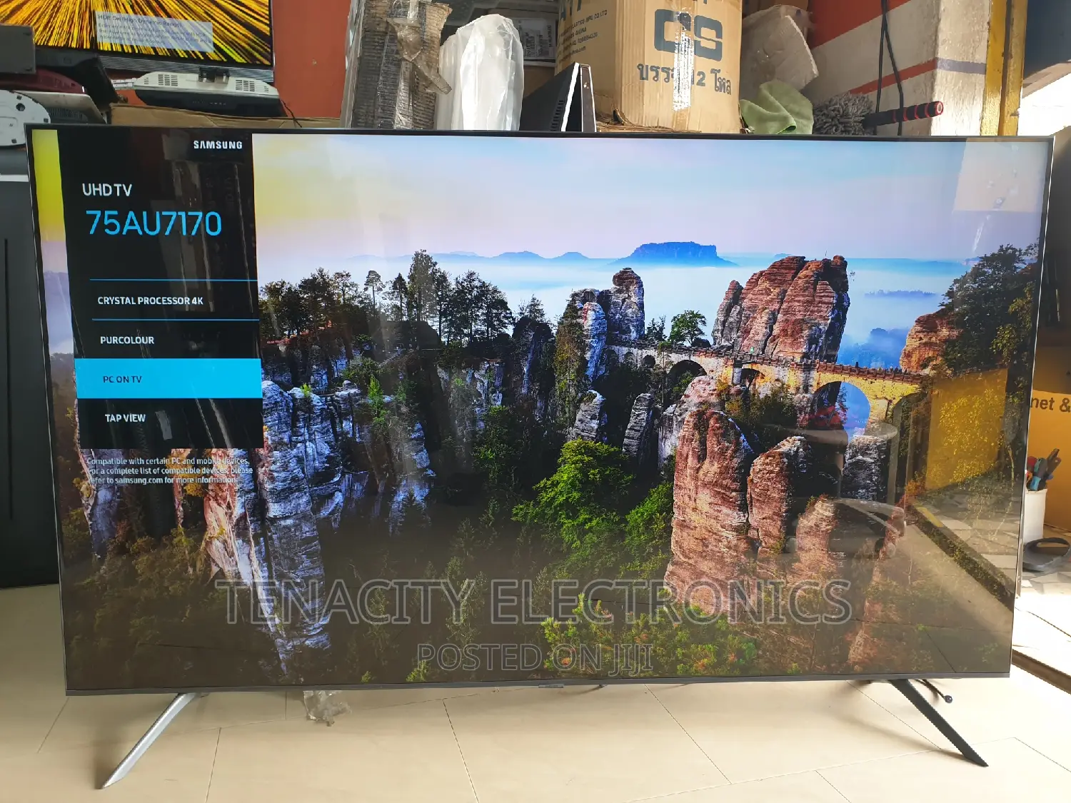 75"Samsung HDR Crystal Uhd