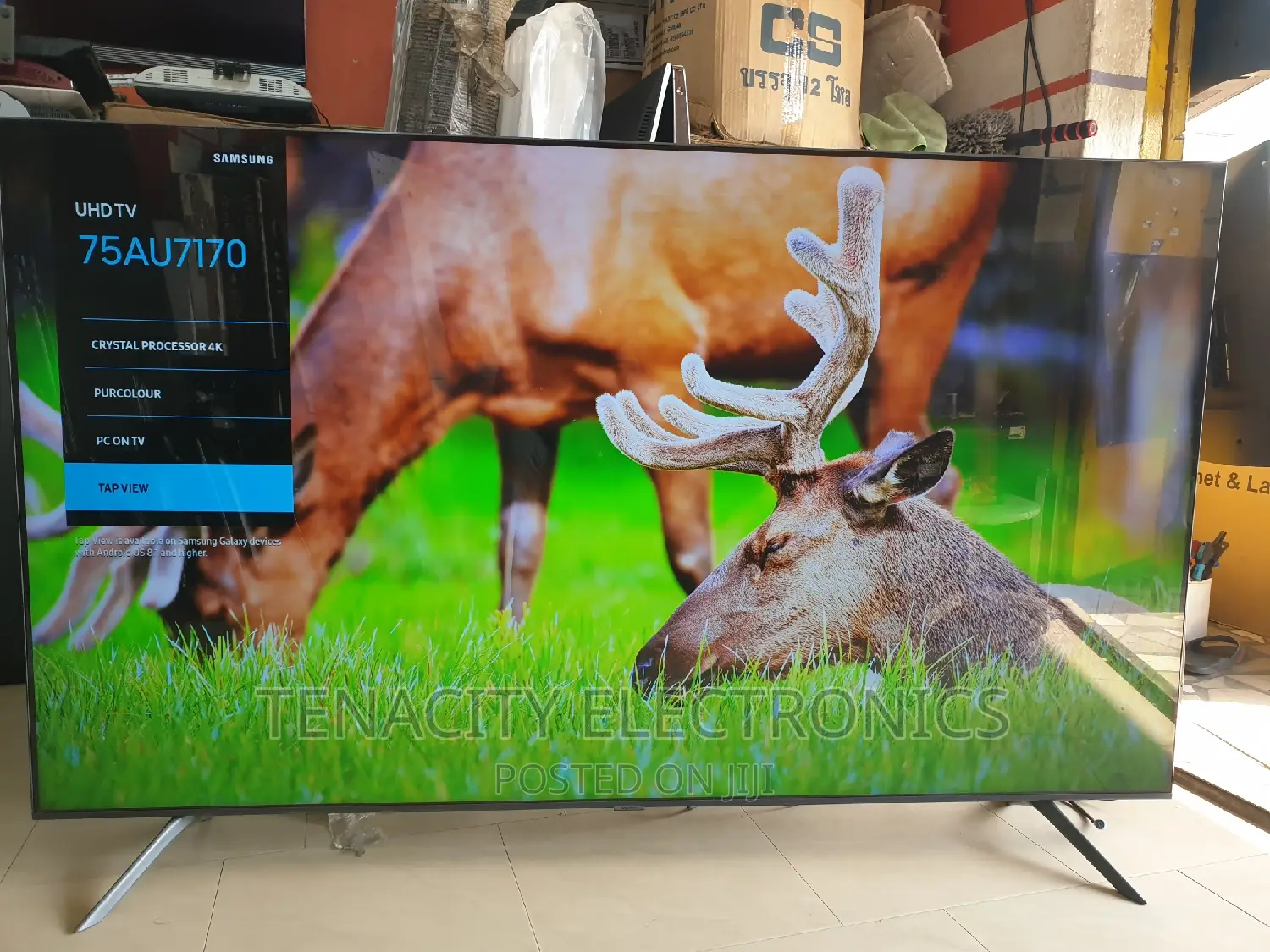 75"Samsung HDR Crystal Uhd