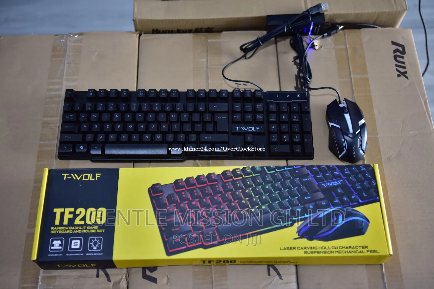 Gaming Keyboard and Mouse (Tf200)