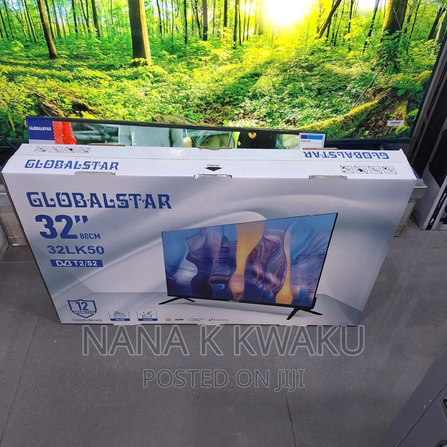 Dv3t2/S3 Globalstar 32inches Digital Satellite TV