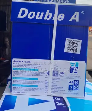 Double-a Printing Paper A4 500 Sheets 80gsm 8.3" X 11.7"