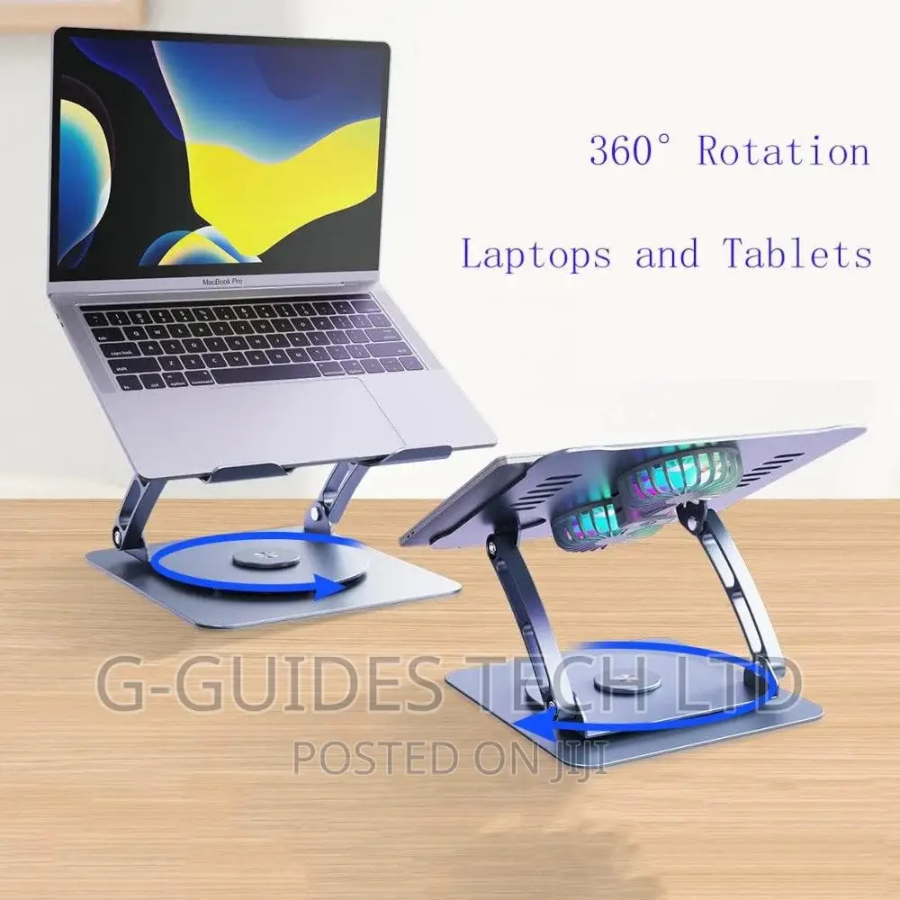 Laptop Stand V4.1radiator With Dual Cooling Fan and 360 Base in Madina ...