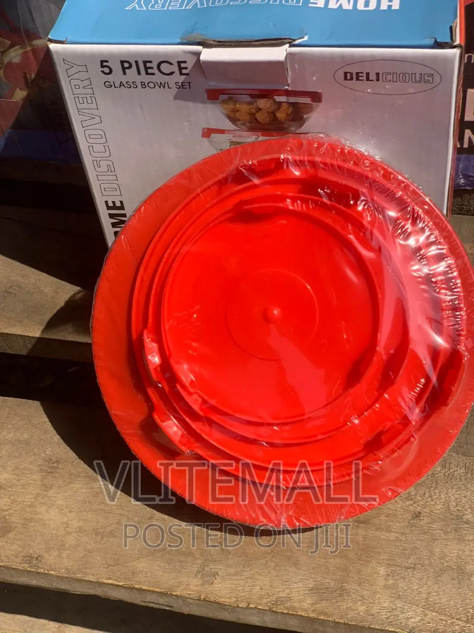 Home Discovery 5pcs Glass Bowl Set
