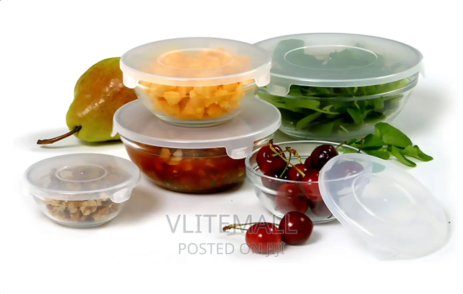 Home Discovery 5pcs Glass Bowl Set