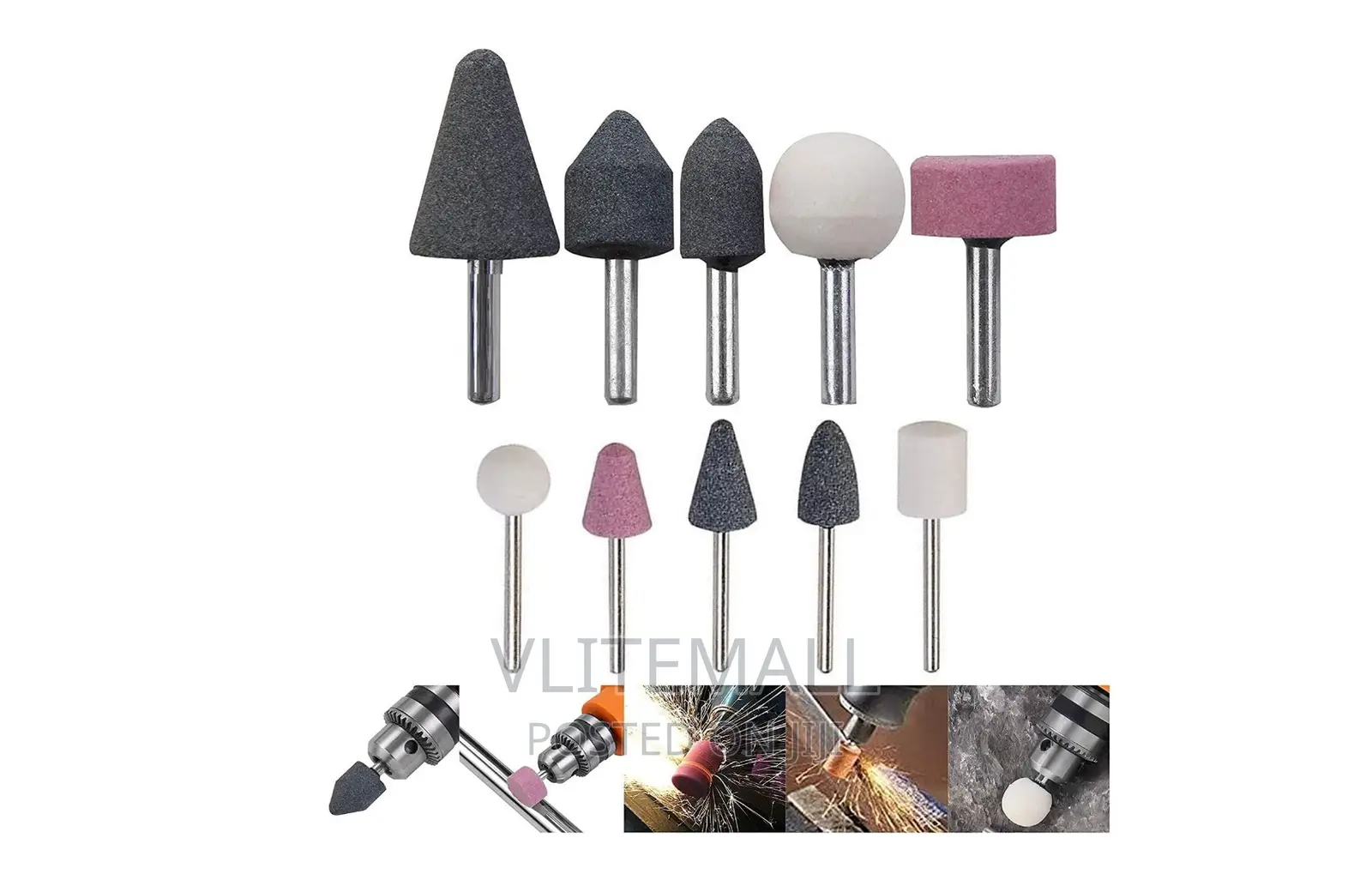 Mounted Stone 10pcs Set ( Zp-1005 )