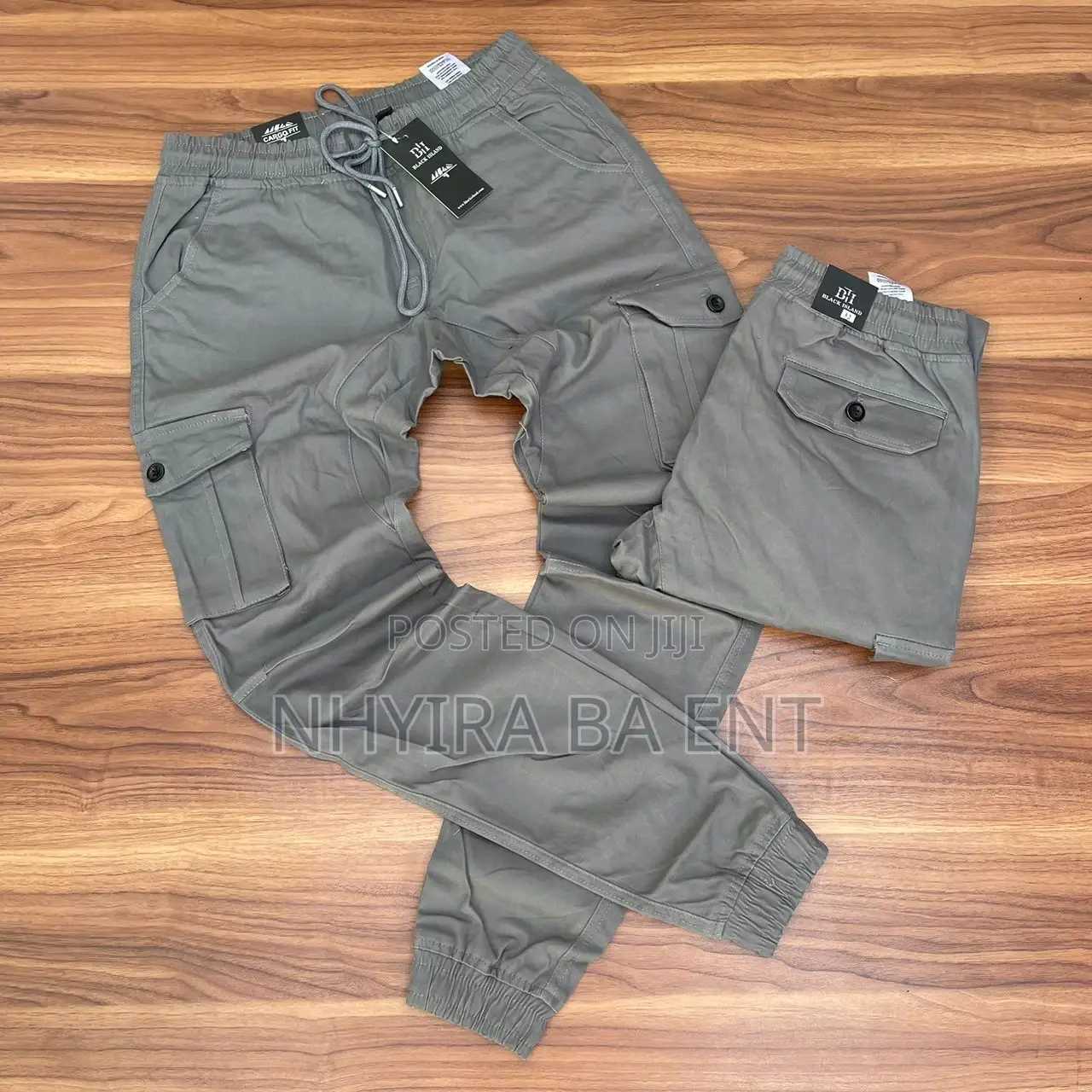 Black Island Khaki Bumper Trouser Available In Stock