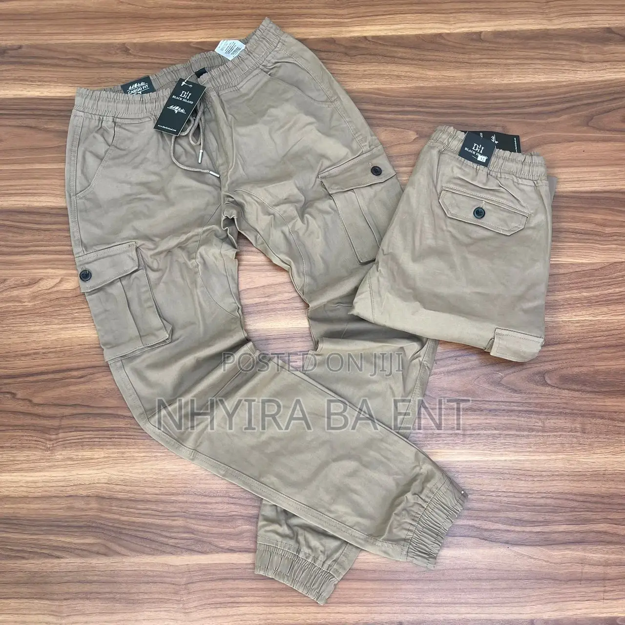 Black Island Khaki Bumper Trouser Available In Stock
