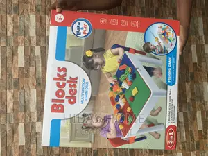 3in1 Block Desk, Fishing Game, Lego Blocks With 2 Chairs
