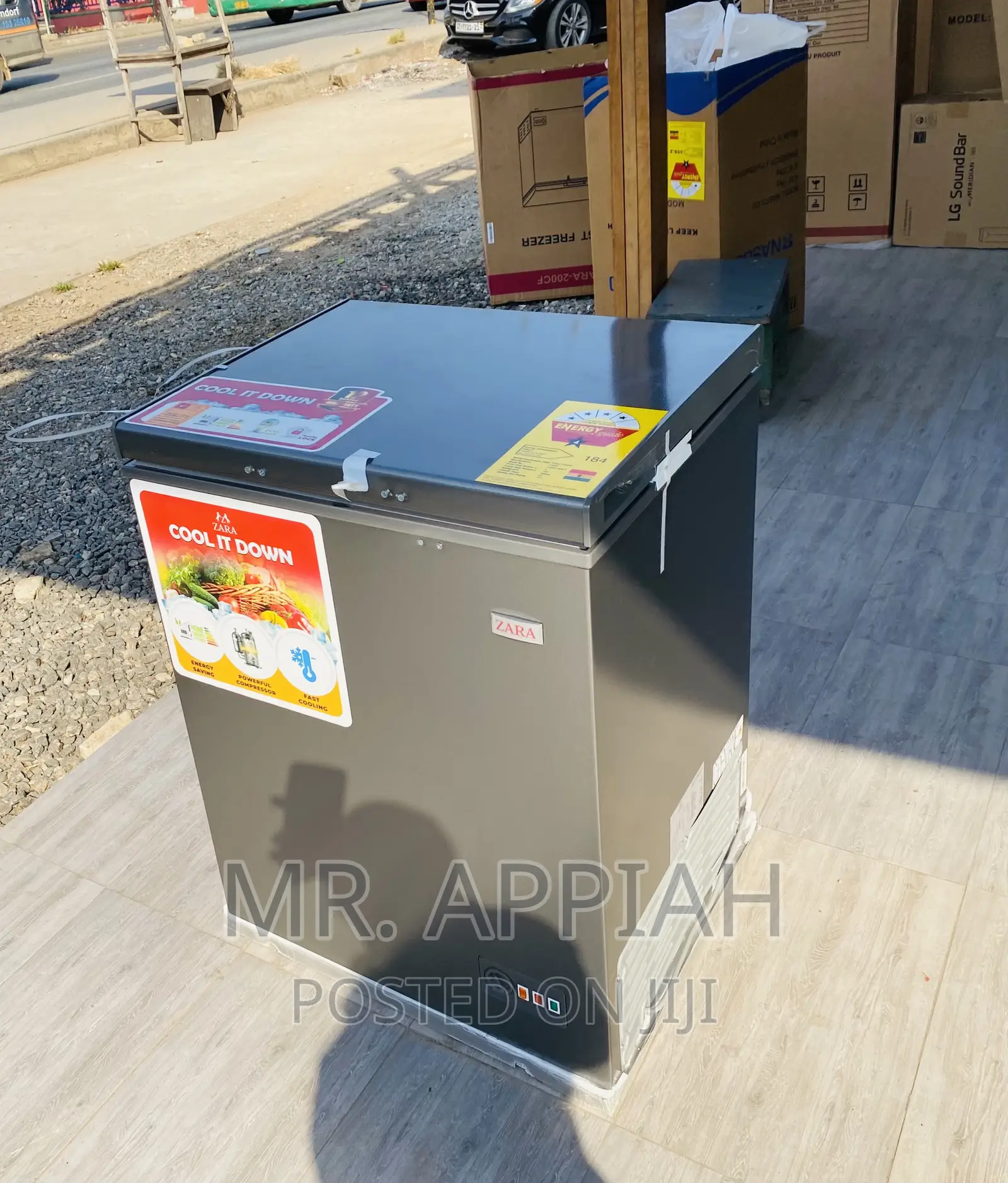 Newly in Stock Zara 200cf 144L Single Door Chest Freezer.