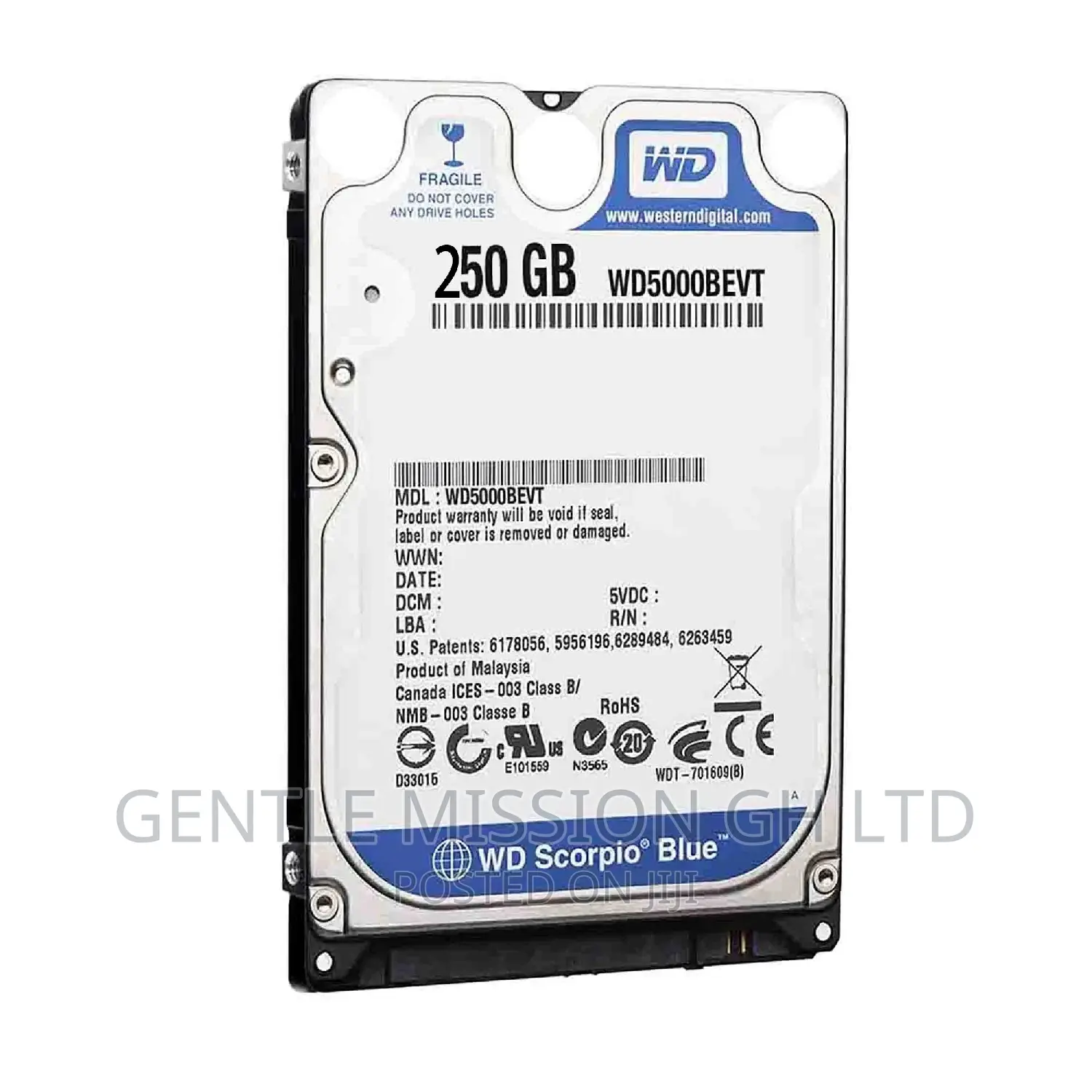 Internal Hard Drive 250gb