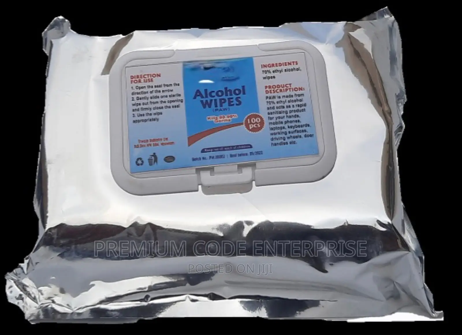 Alcohol Wipes, 20 Packs- 200 Wipes