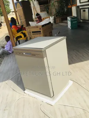 12 Plate WQP12-5203 Electric Midea Gray Dishwasher