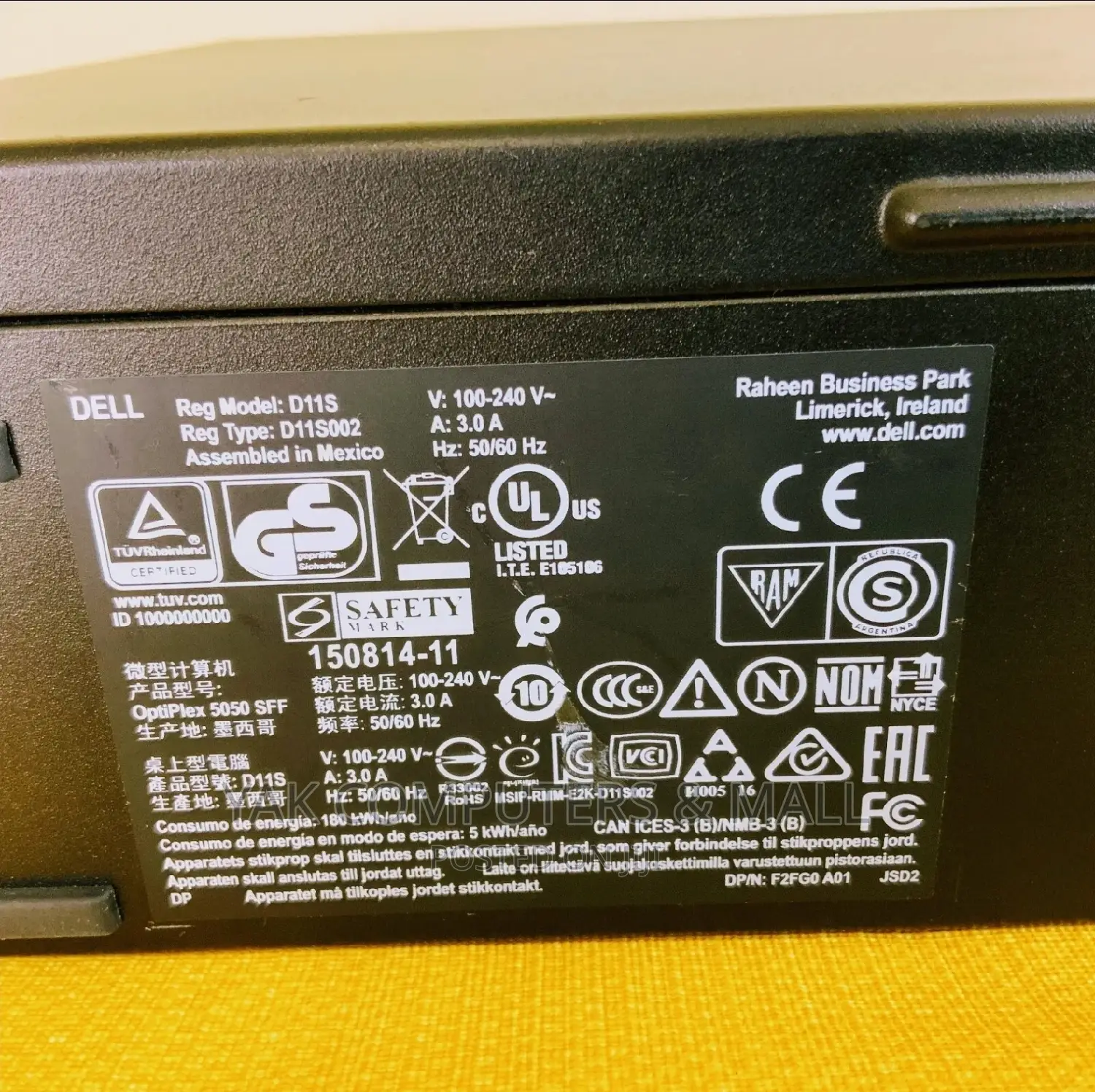 Desktop Computer Dell OptiPlex 5050 8GB Intel Core I5 HDD 1T