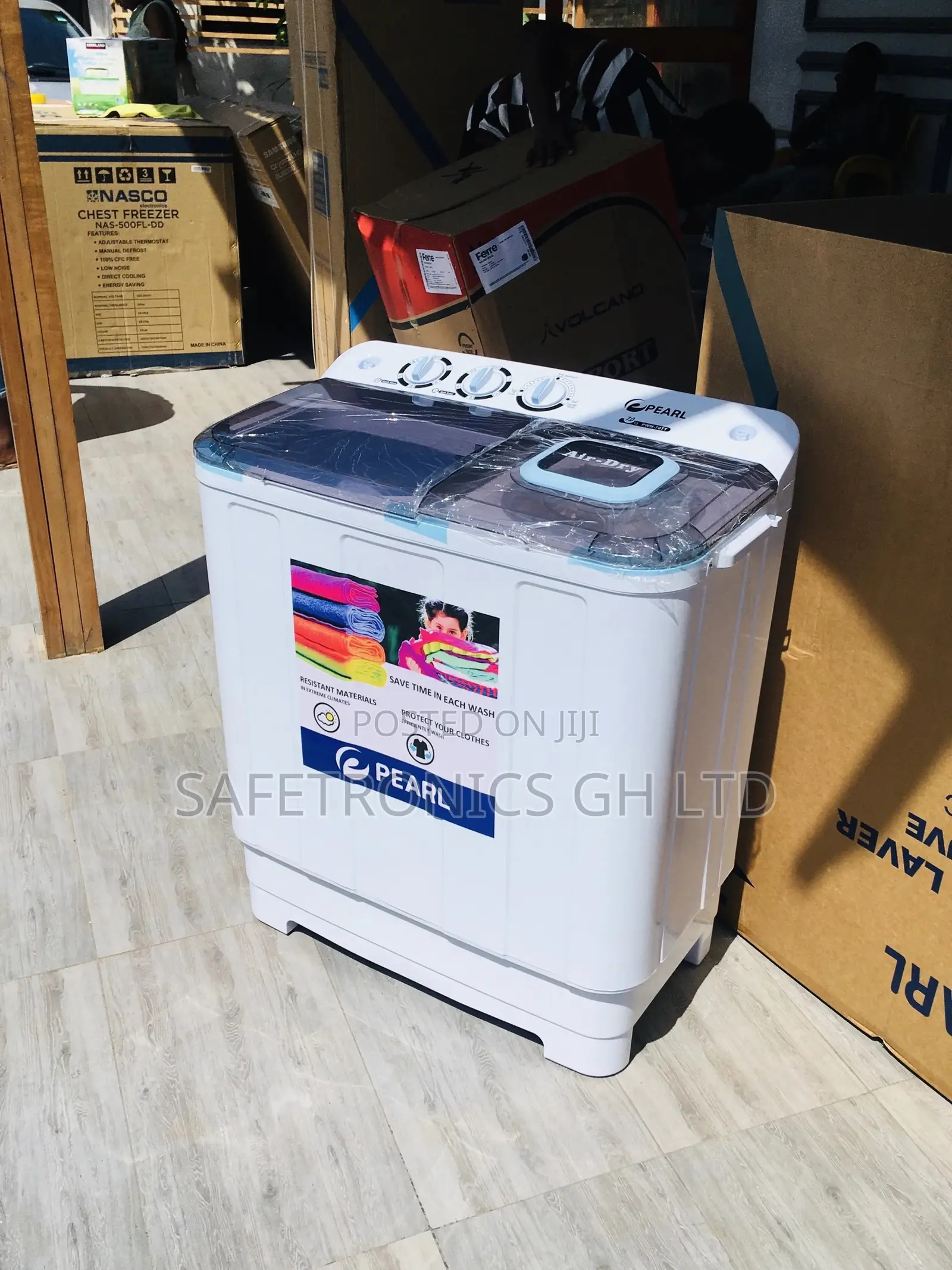 12kg Washingmachine Topload Semiautomatic Pearl Essential