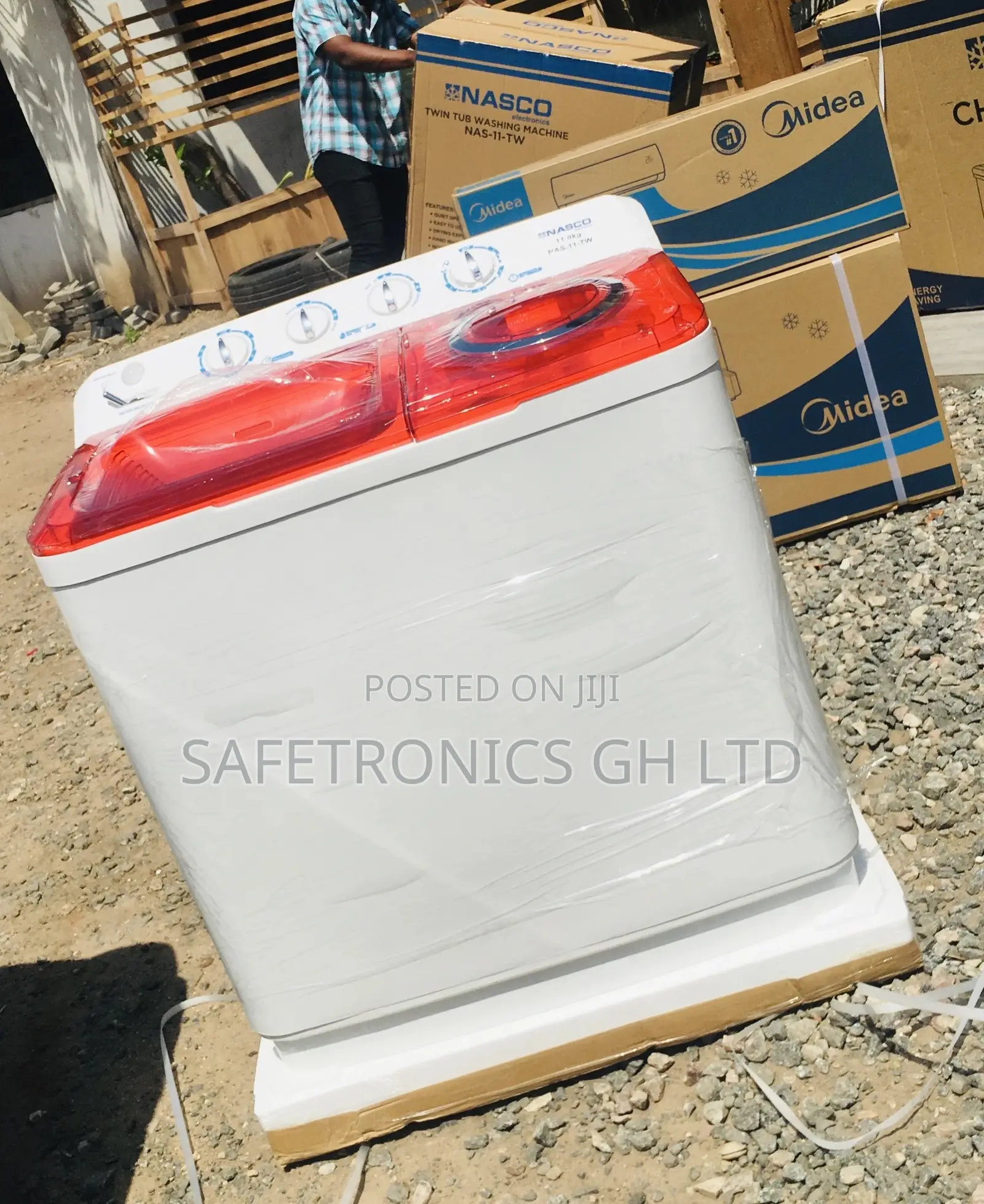 Electric 11kg Washingmachine Semiautomatic Topload TCL