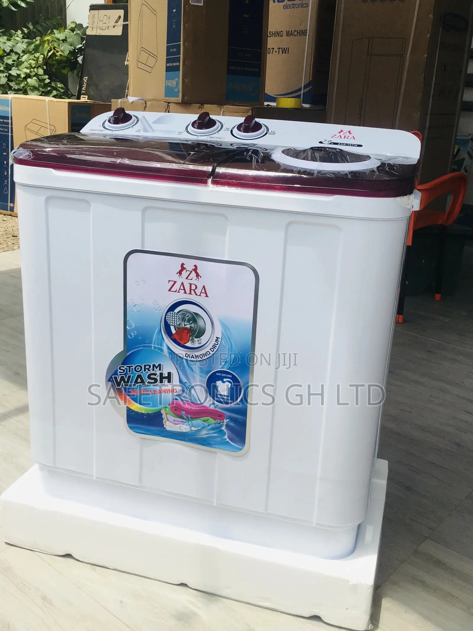 Topload Washingmachine Semiautomatic Zara 5kg Reliable