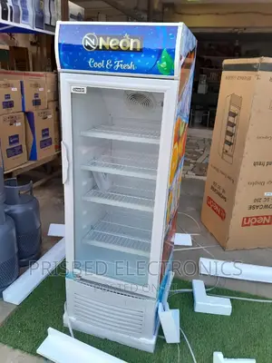 Neon Durable Showcase/Display Fridge 200 Litres