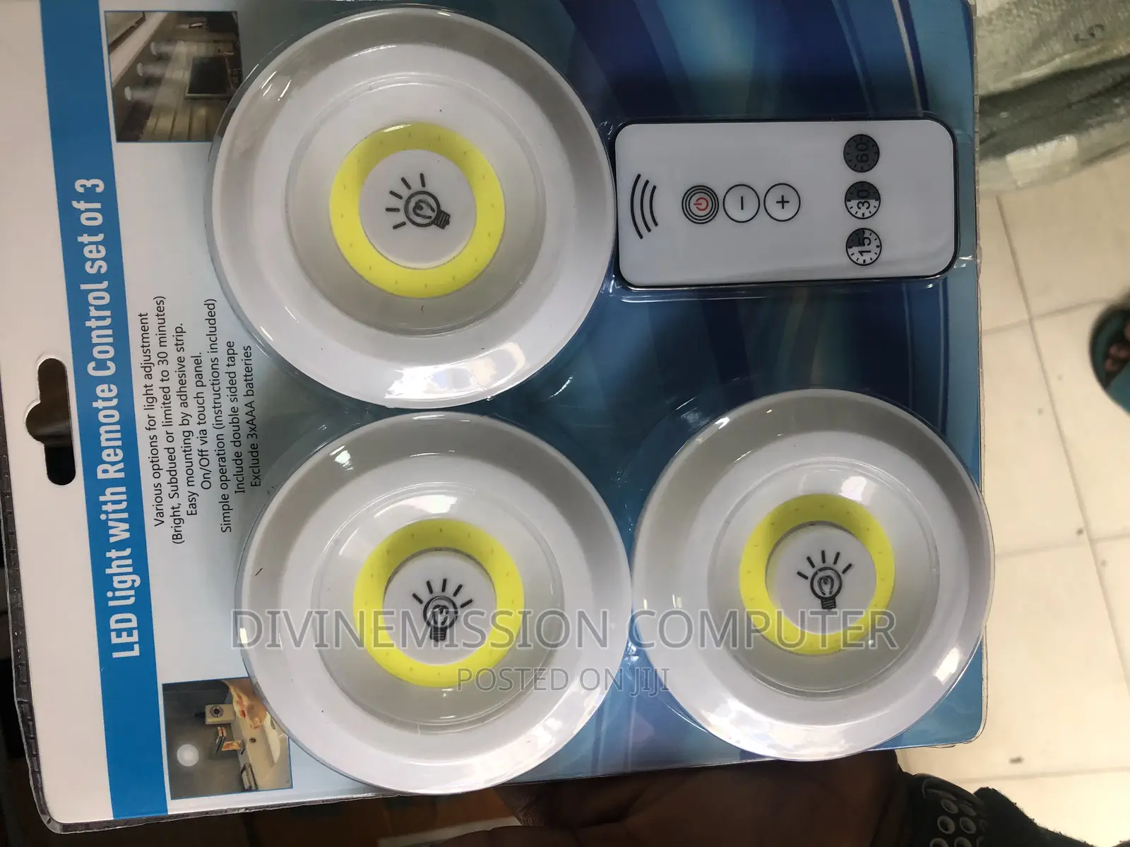 Wardrobe, Kitchen Cabinets Light  With Remote Control
