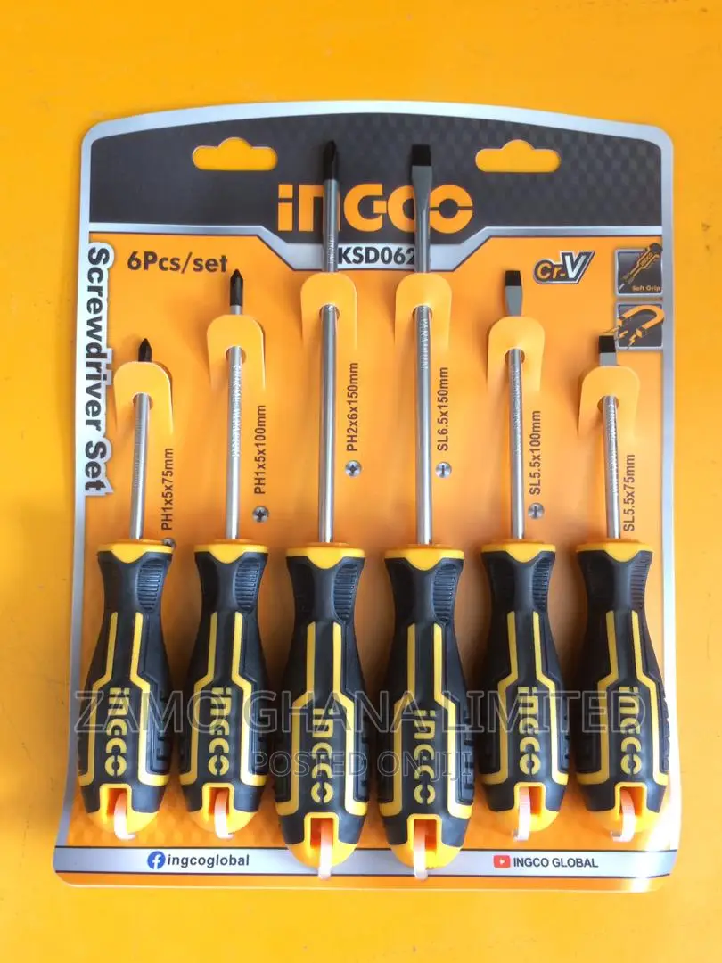 Screwdriver Set (6 Pcs) - Hksd0628