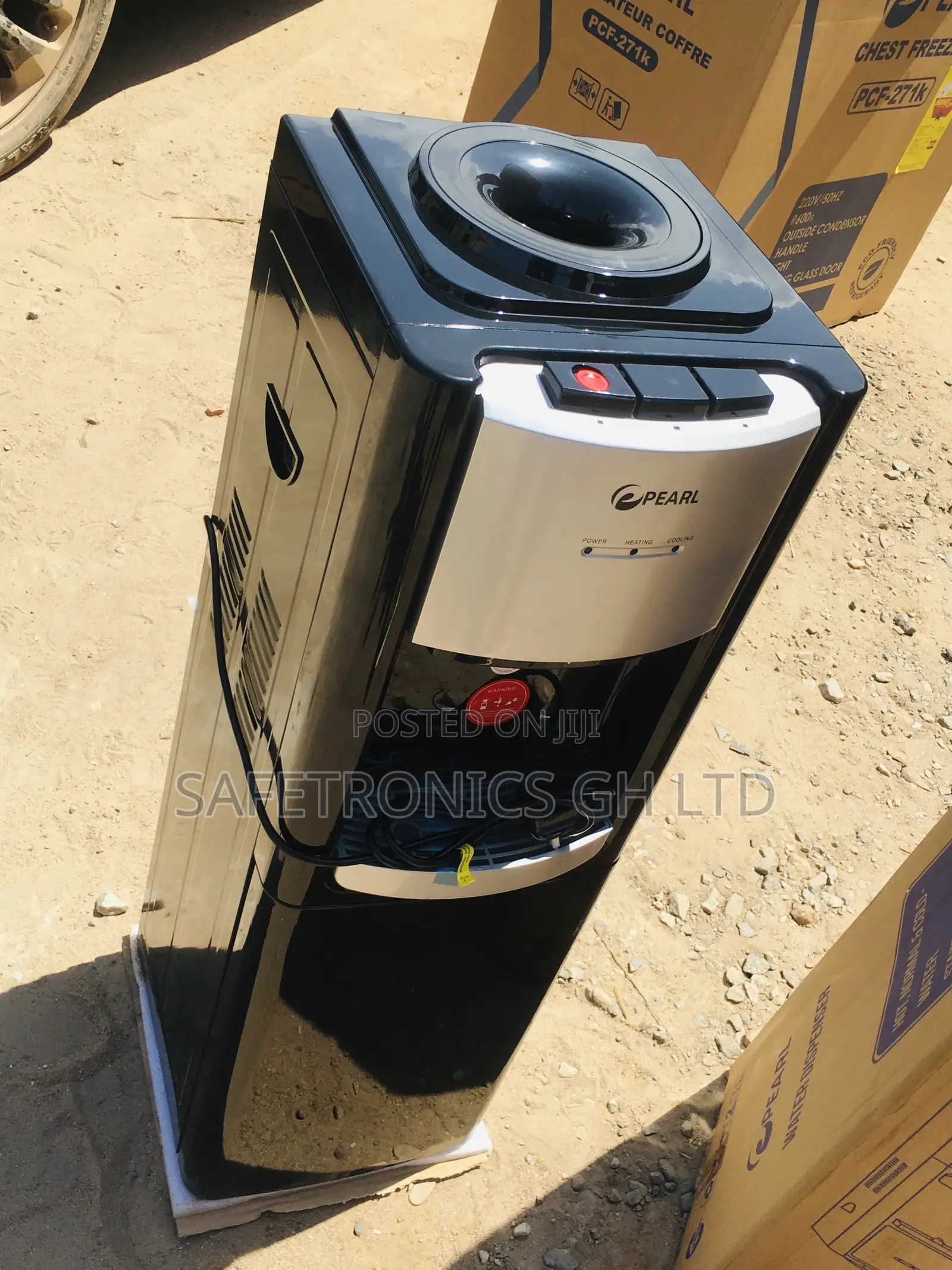 Affordable Pearl Water Dispenser PWD-1009 Black Hot/Cold