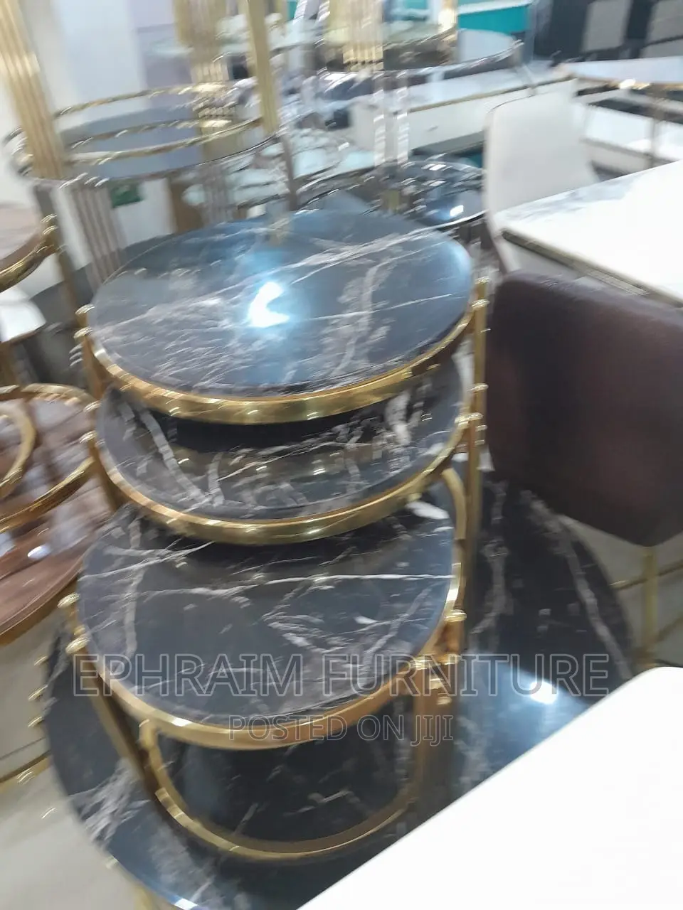 Camille Organic Marble Coffee Table