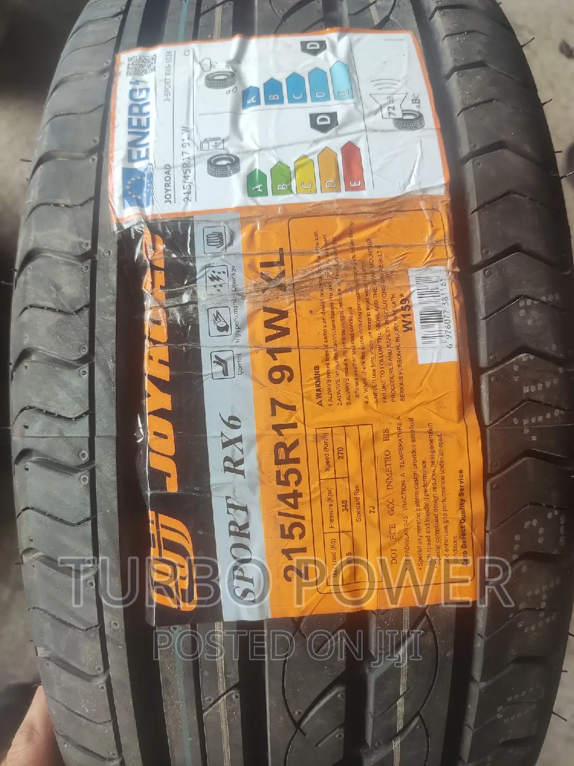 215/45r17 91W XL Joyroad