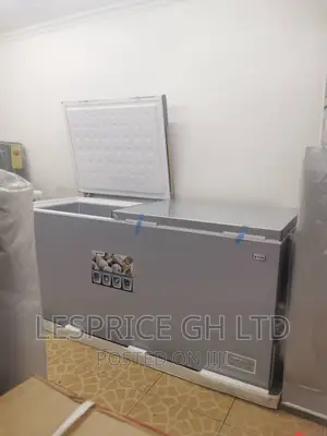 Pearl 708L Silver Double Door Chest Freezer