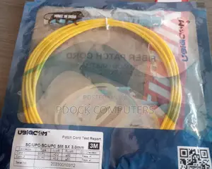 Sc-Sc Fiber Patch Cord 3m Single Mode , Ubiqcom