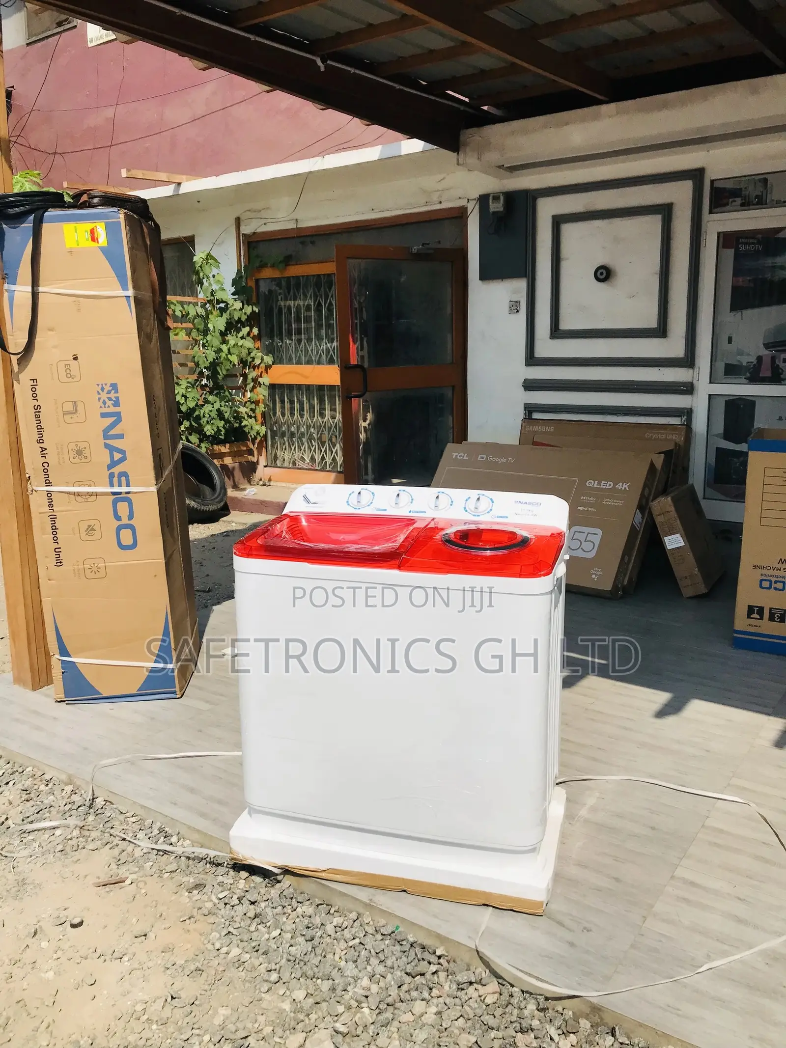 Semiautomatic Topload Washingmachine 11kg Nasco White