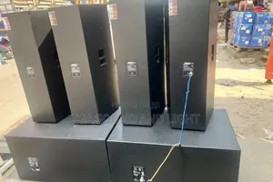 6 Speakers Complete With Full Rack