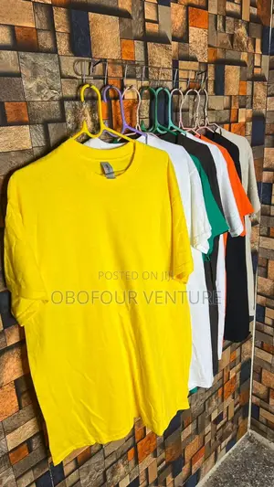 Unisex Plain T-Shirts From USA 