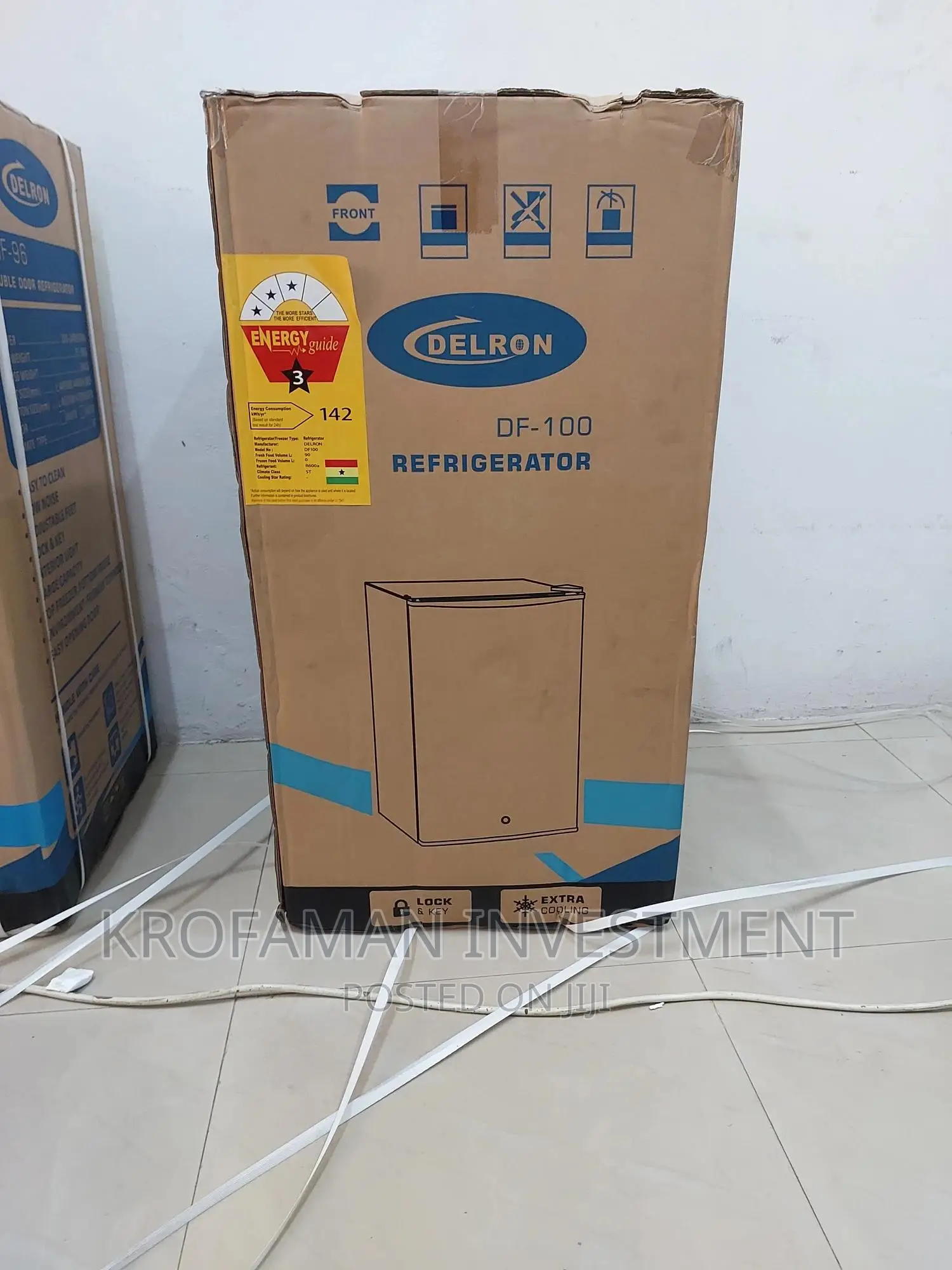 Delron Dtf73 Table Top Fridge 73litres