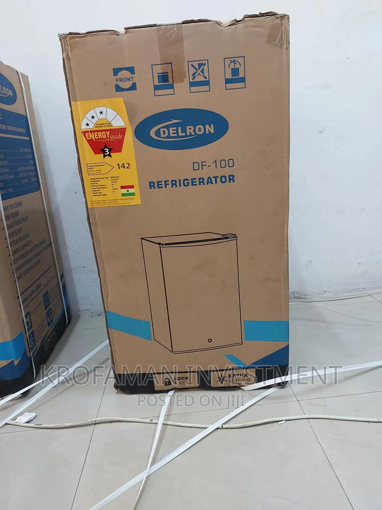 Delron Dtf73 Table Top Fridge 73litres