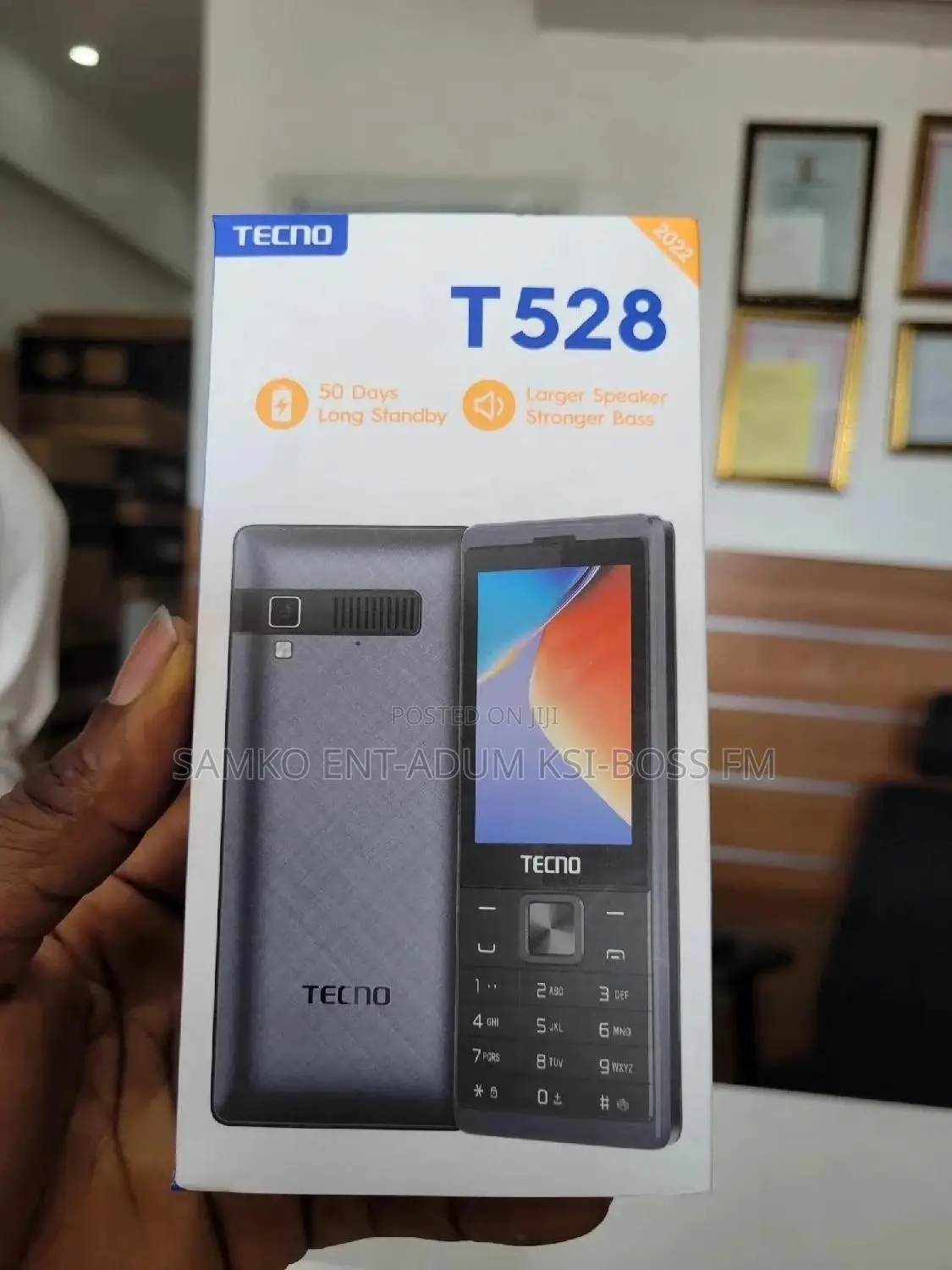 New Tecno T528 Gold